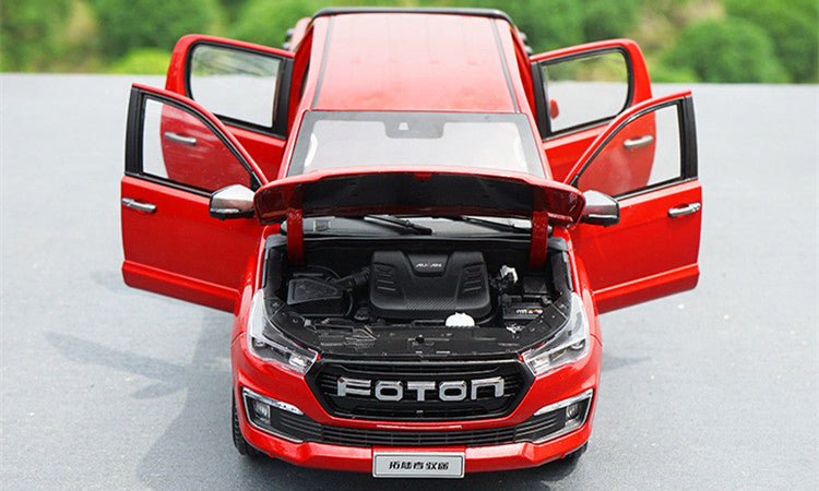 Official Auntentic 1:18 Scale Foton Tunland Yutu 9 diecast off-road Pickup Truck Model β  alloy SUV pickup truck replica with Opening Doors, Suspension & Engine Detail Official Auntentic 1:18 Scale Foton Tunland Yutu 9 diecast off-road Pickup Truck Model β  alloy SUV pickup truck replica with Opening Doors, Suspension & Engine Detail