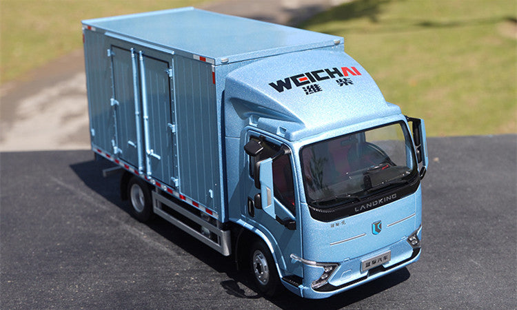Authentic collectiable 1:20 Scale Weichai Blue Engine New Energy Diecast Van Truck – Heavy-Duty Collectible Model Authentic collectiable 1:20 Scale Weichai Blue Engine New Energy Diecast Van Truck – Heavy-Duty Collectible Model