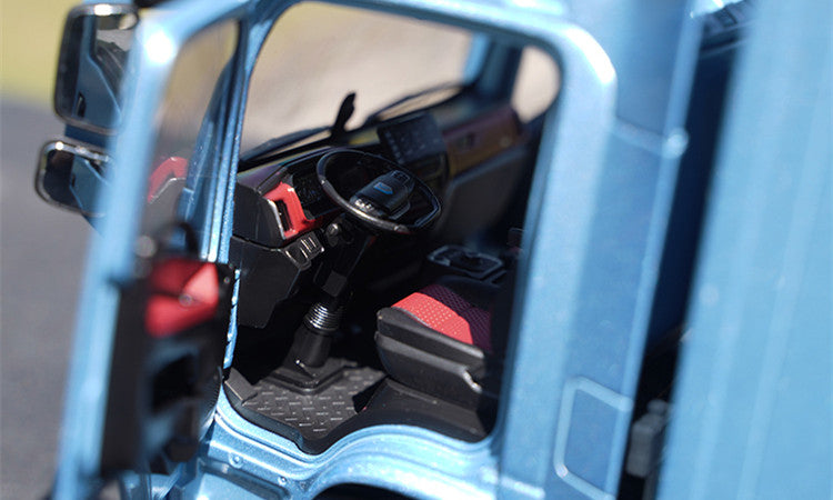 Authentic collectiable 1:20 Scale Weichai Blue Engine New Energy Diecast Van Truck – Heavy-Duty Collectible Model Authentic collectiable 1:20 Scale Weichai Blue Engine New Energy Diecast Van Truck – Heavy-Duty Collectible Model