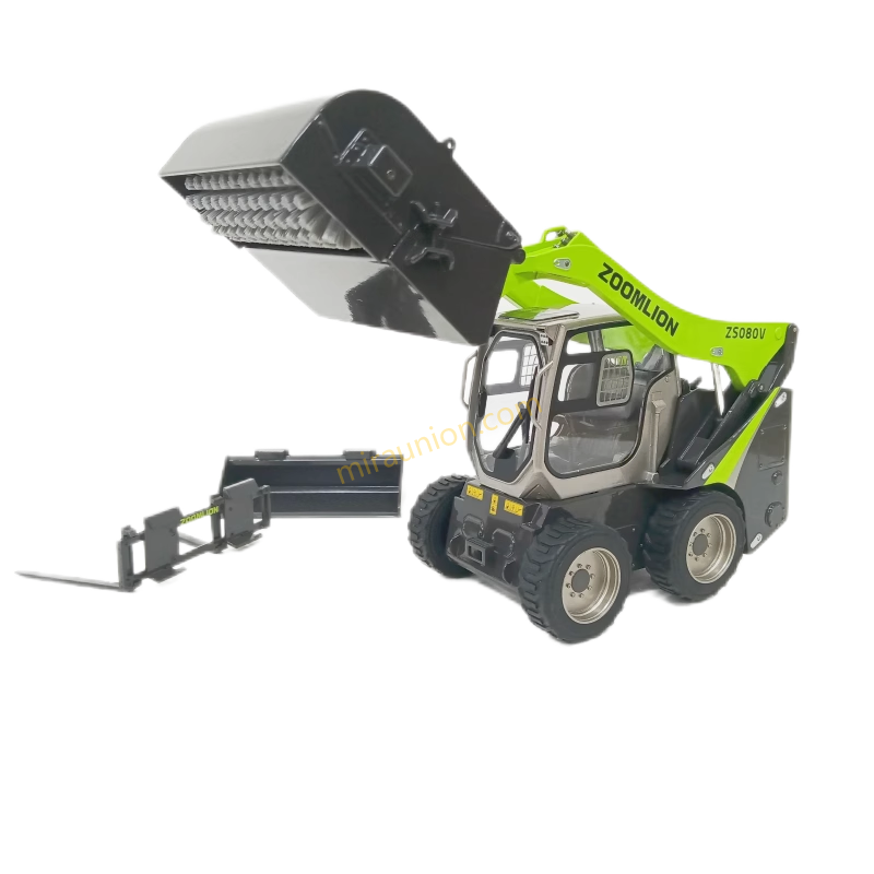 1:20 Zoomlion ZS080V Diecast loader model, zinc alloy Skid steer Loader replica 1:20 Zoomlion ZS080V Diecast loader model, zinc alloy Skid steer Loader replica