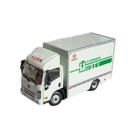 1:24 Dayun E3 Electric Diecast Cargo Truck Model – Realistic Alloy Box Van truck for gift, Collectible