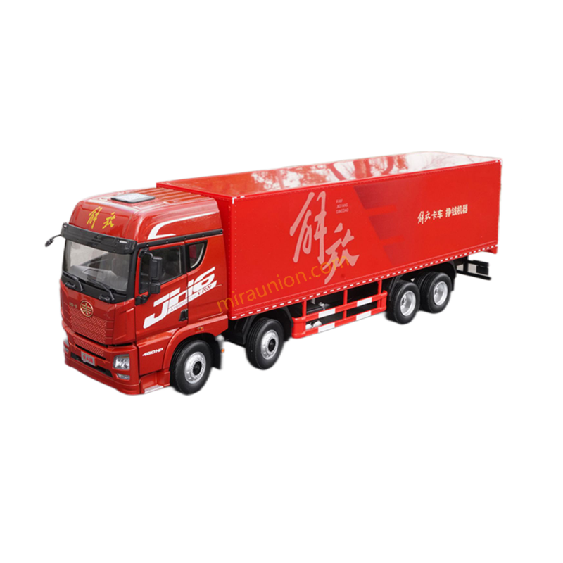 Original factory 1:24 FAW Jiefang JH6 diecast container truck model JH6 van truck alloy model for gift Original factory 1:24 FAW Jiefang JH6 diecast container truck model JH6 van truck alloy model for gift