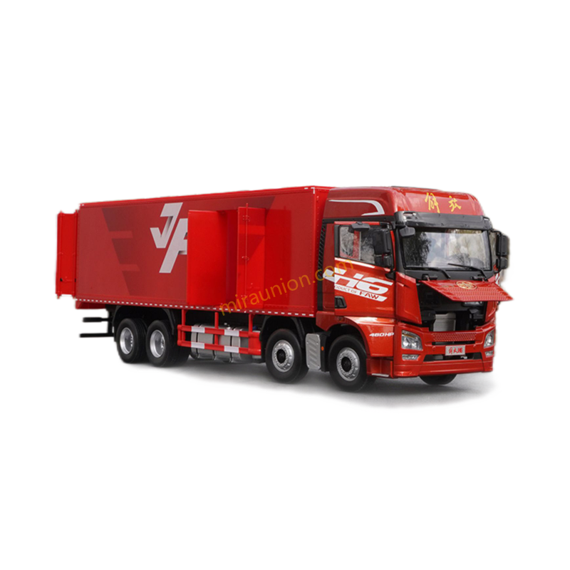 Original factory 1:24 FAW Jiefang JH6 diecast container truck model JH6 van truck alloy model for gift Original factory 1:24 FAW Jiefang JH6 diecast container truck model JH6 van truck alloy model for gift
