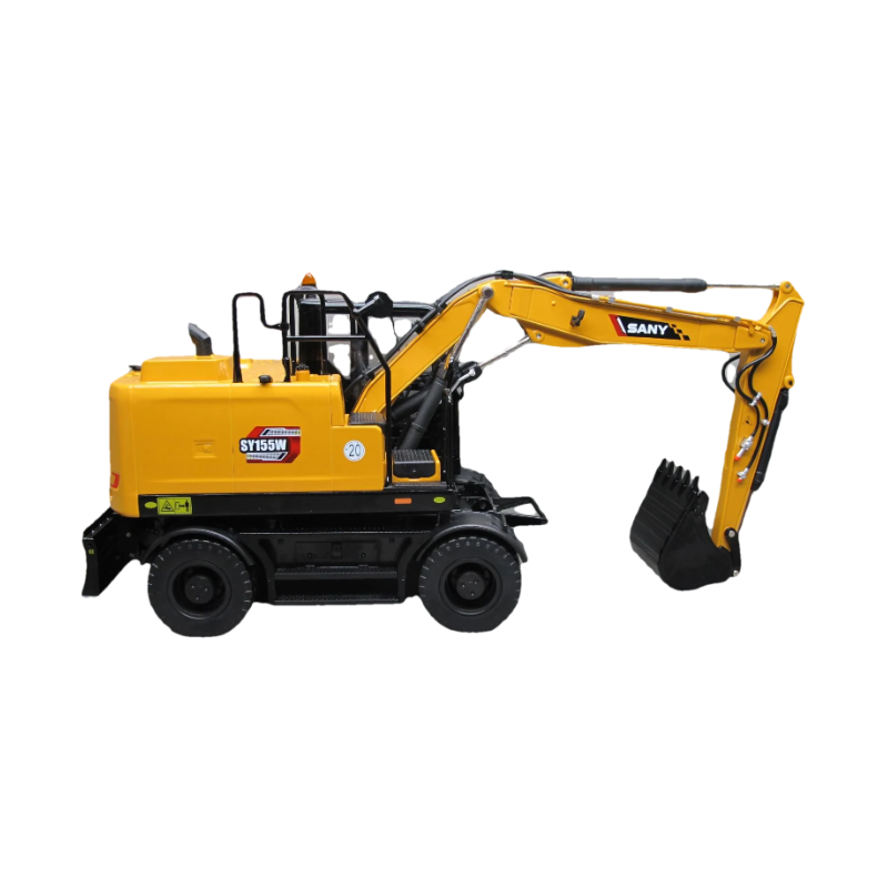 Original factory 1:25 Scale SANY SY155W Diecast Wheel Excavator Model for Collection, Gift Original factory 1:25 Scale SANY SY155W Diecast Wheel Excavator Model for Collection, Gift
