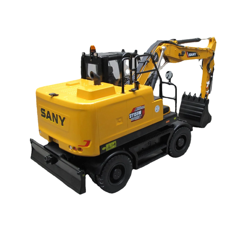 Original factory 1:25 Scale SANY SY155W Diecast Wheel Excavator Model for Collection, Gift Original factory 1:25 Scale SANY SY155W Diecast Wheel Excavator Model for Collection, Gift