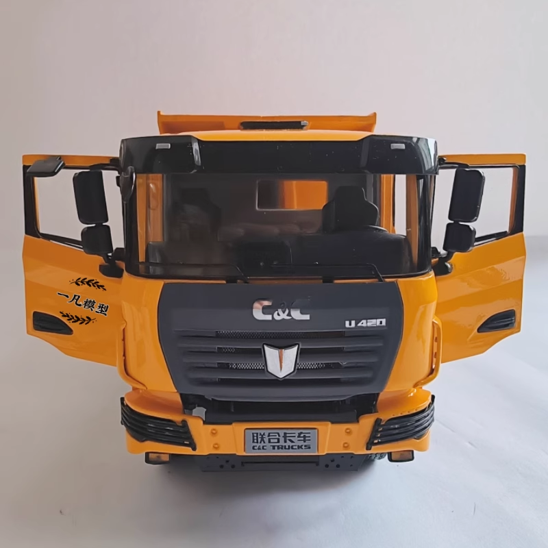 Authentic 1:24 United Jirui U420 Frount 4 rear 8 Zinc alloy Dump truck model metal dumper scale models for gift Authentic 1:24 United Jirui U420 Frount 4 rear 8 Zinc alloy Dump truck model metal dumper scale models for gift