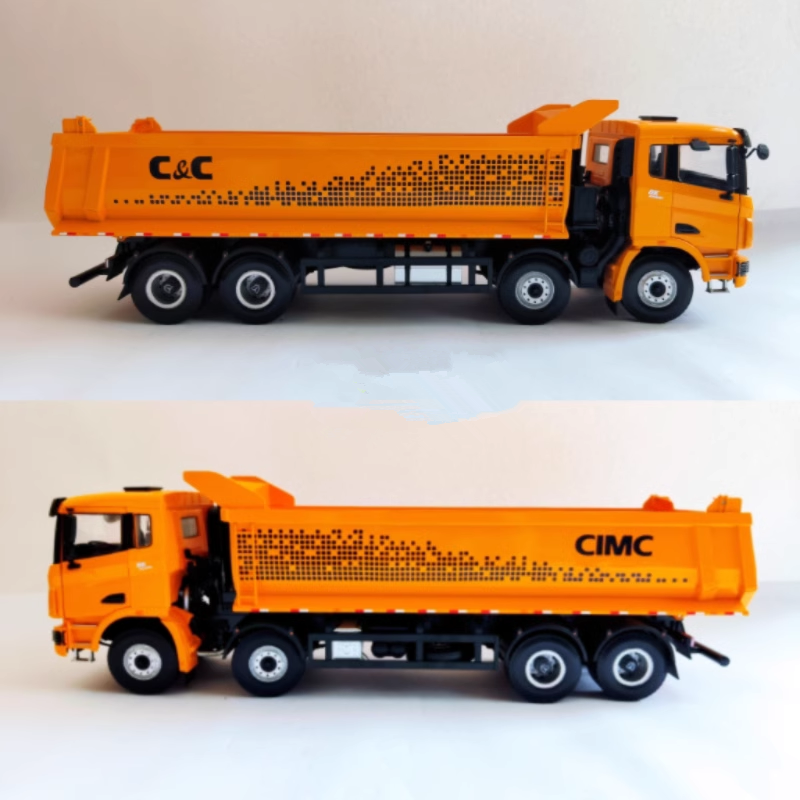 Authentic 1:24 United Jirui U420 Frount 4 rear 8 Zinc alloy Dump truck model metal dumper scale models for gift Authentic 1:24 United Jirui U420 Frount 4 rear 8 Zinc alloy Dump truck model metal dumper scale models for gift