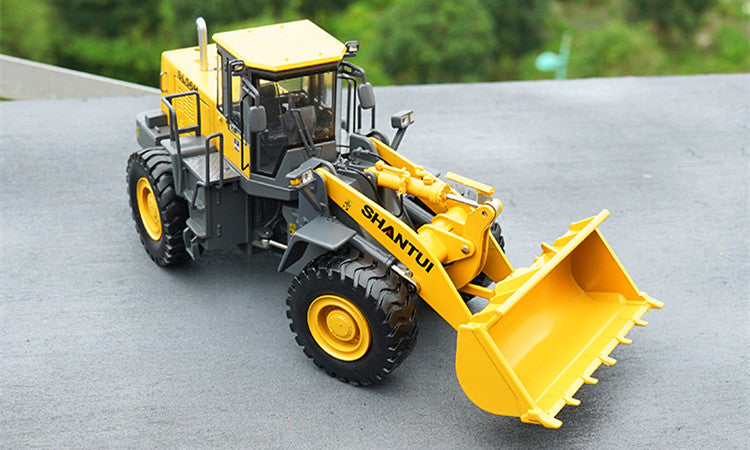 Original realistic 1:35 Scale Shantui SL56H metal Wheel Loader Model – Heavy Metal Construction Vehicle Replica with Lifting Bucket & Opening Cabin Original realistic 1:35 Scale Shantui SL56H metal Wheel Loader Model – Heavy Metal Construction Vehicle Replica with Lifting Bucket & Opening Cabin