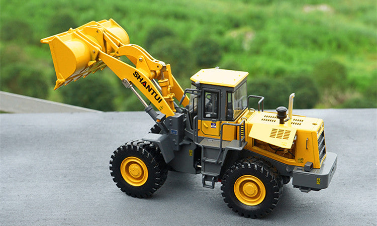 Original realistic 1:35 Scale Shantui SL56H metal Wheel Loader Model – Heavy Metal Construction Vehicle Replica with Lifting Bucket & Opening Cabin Original realistic 1:35 Scale Shantui SL56H metal Wheel Loader Model – Heavy Metal Construction Vehicle Replica with Lifting Bucket & Opening Cabin