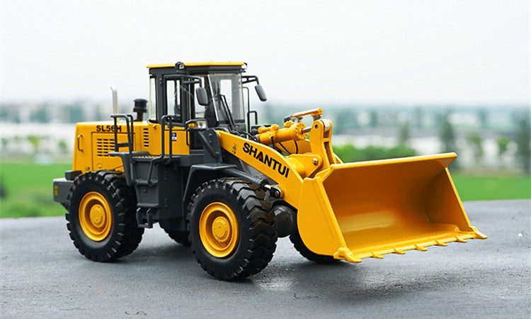 Original realistic 1:35 Scale Shantui SL56H metal Wheel Loader Model – Heavy Metal Construction Vehicle Replica with Lifting Bucket & Opening Cabin Original realistic 1:35 Scale Shantui SL56H metal Wheel Loader Model – Heavy Metal Construction Vehicle Replica with Lifting Bucket & Opening Cabin