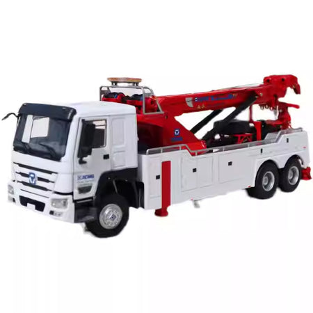 135 XCMG QZF10 Road Rescue Tow Truck Diecast Model – Alloy Crane Wrecker Collectible