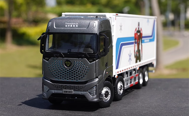 1:36 FOTON Auman Galaxy 8X4 Alloy Container Truck Model for Display/Decoration/Gift) 1:36 FOTON Auman Galaxy 8X4 Alloy Container Truck Model for Display/Decoration/Gift)
