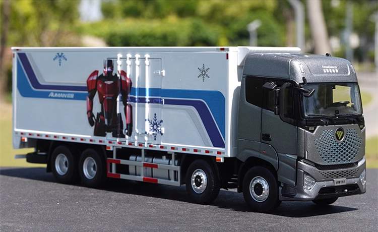 1:36 FOTON Auman Galaxy 8X4 Alloy Container Truck Model for Display/Decoration/Gift) 1:36 FOTON Auman Galaxy 8X4 Alloy Container Truck Model for Display/Decoration/Gift)