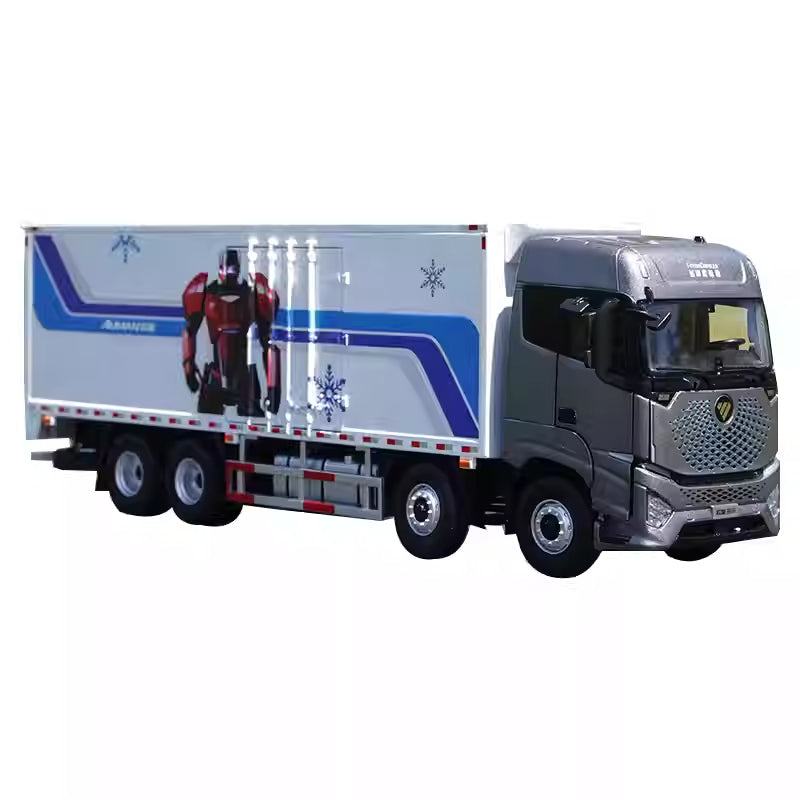 1:36 FOTON Auman Galaxy 8X4 Alloy Container Truck Model for Display/Decoration/Gift) 1:36 FOTON Auman Galaxy 8X4 Alloy Container Truck Model for Display/Decoration/Gift)