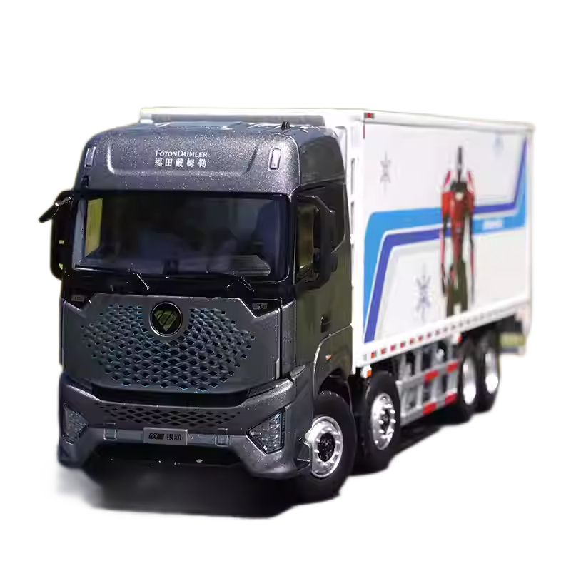 1:36 FOTON Auman Galaxy 8X4 Alloy Container Truck Model for Display/Decoration/Gift) 1:36 FOTON Auman Galaxy 8X4 Alloy Container Truck Model for Display/Decoration/Gift)