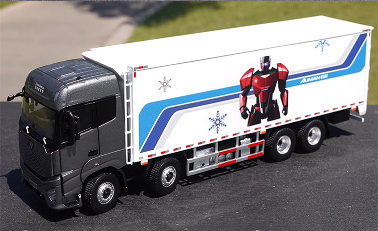 1:36 FOTON Auman Galaxy 8X4 Alloy Container Truck Model for Display/Decoration/Gift) 1:36 FOTON Auman Galaxy 8X4 Alloy Container Truck Model for Display/Decoration/Gift)