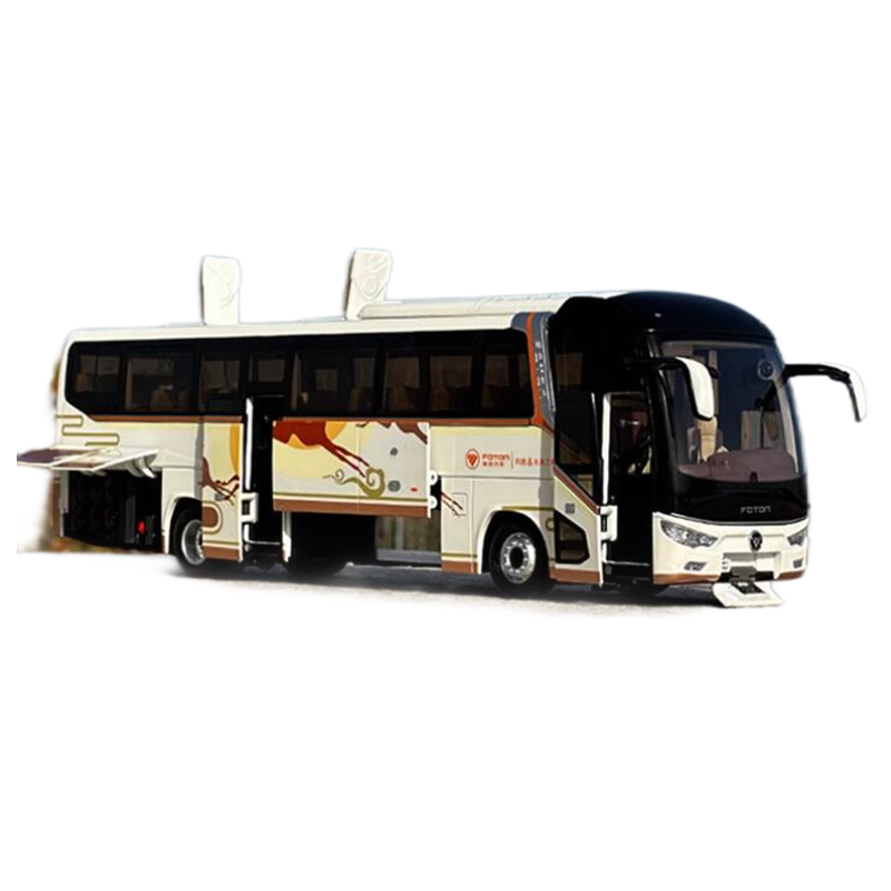 Origianl authentic new collectiable 1:36 Foton AUV BJ6122 Luxury diecast travel bus models with lighting function Origianl authentic new collectiable 1:36 Foton AUV BJ6122 Luxury diecast travel bus models with lighting function