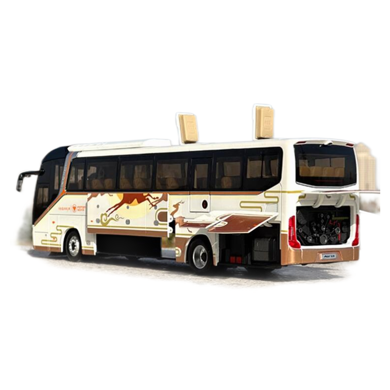 Origianl authentic new collectiable 1:36 Foton AUV BJ6122 Luxury diecast travel bus models with lighting function Origianl authentic new collectiable 1:36 Foton AUV BJ6122 Luxury diecast travel bus models with lighting function