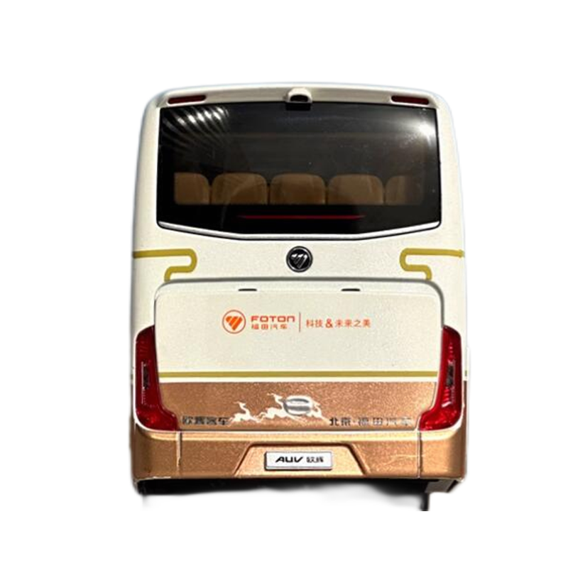 Origianl authentic new collectiable 1:36 Foton AUV BJ6122 Luxury diecast travel bus models with lighting function Origianl authentic new collectiable 1:36 Foton AUV BJ6122 Luxury diecast travel bus models with lighting function