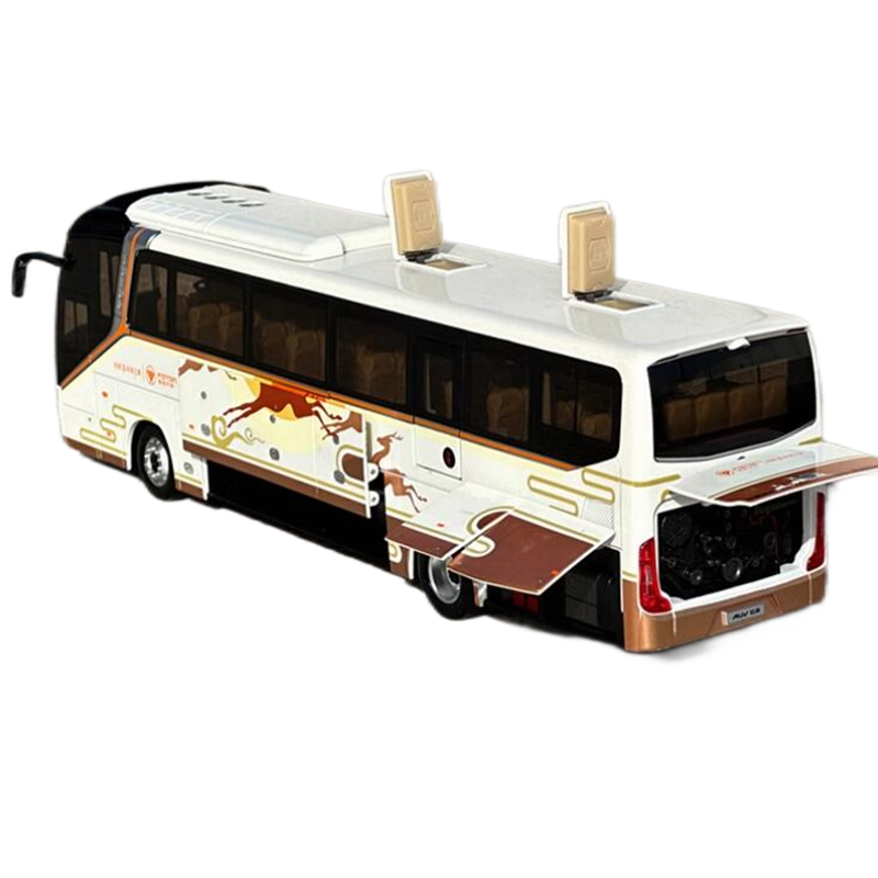 Origianl authentic new collectiable 1:36 Foton AUV BJ6122 Luxury diecast travel bus models with lighting function Origianl authentic new collectiable 1:36 Foton AUV BJ6122 Luxury diecast travel bus models with lighting function
