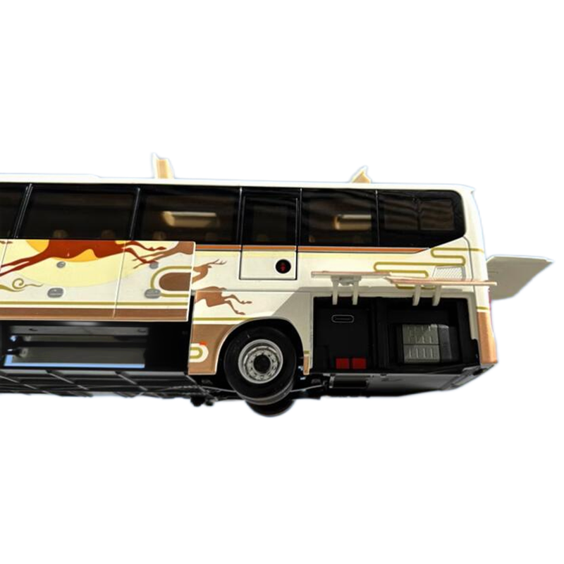 Origianl authentic new collectiable 1:36 Foton AUV BJ6122 Luxury diecast travel bus models with lighting function Origianl authentic new collectiable 1:36 Foton AUV BJ6122 Luxury diecast travel bus models with lighting function