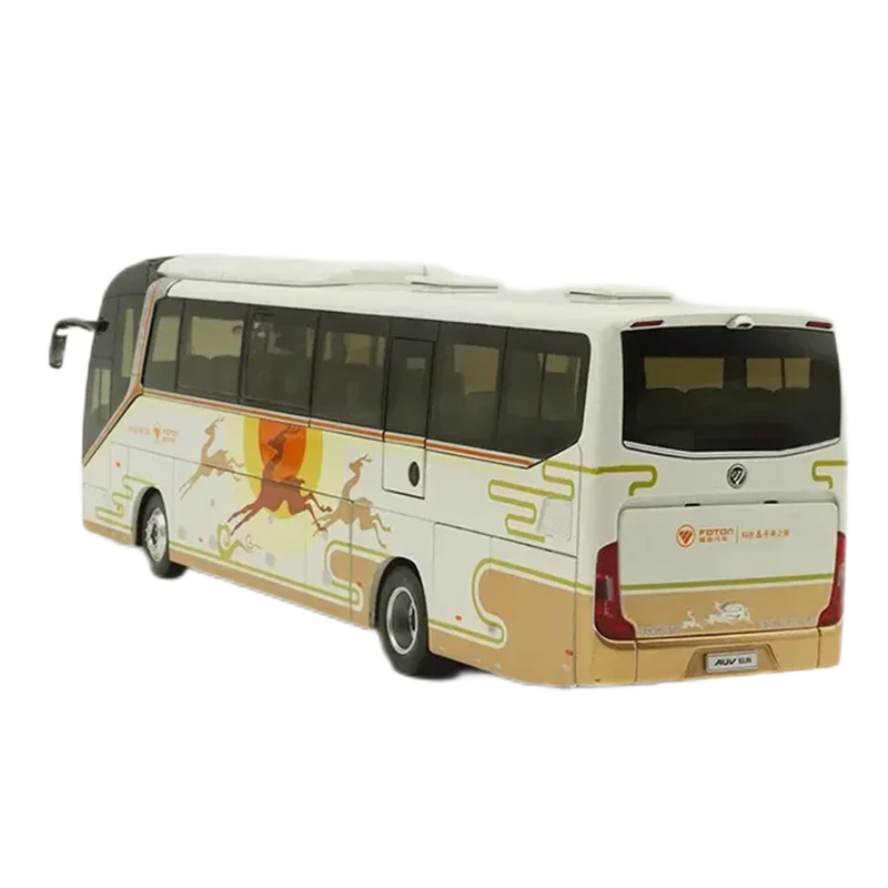 Origianl authentic new collectiable 1:36 Foton AUV BJ6122 Luxury diecast travel bus models with lighting function Origianl authentic new collectiable 1:36 Foton AUV BJ6122 Luxury diecast travel bus models with lighting function