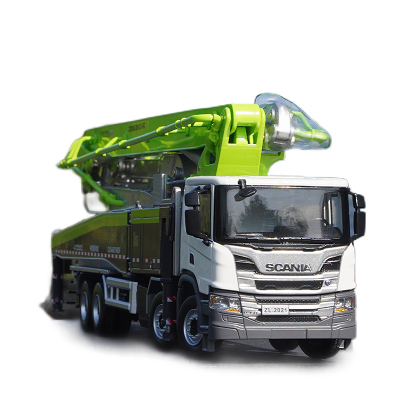 1:38 Scania Zoomlion 62X-6RZ Concrete Pump Truck Diecast Model