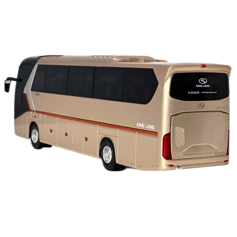 Original new 1:38 Xiamen golden dragon Longwei second generation XMQ6129 diecast travel bus model Original new 1:38 Xiamen golden dragon Longwei second generation XMQ6129 diecast travel bus model