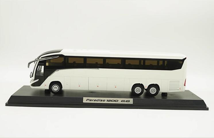Original factory 1/42 Marcopolo Paradiso 1200 G8 Diecast Bus Model for gift, collection Original factory 1/42 Marcopolo Paradiso 1200 G8 Diecast Bus Model for gift, collection