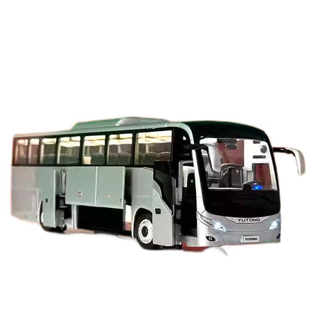 High quality 1:42 Yutong T12E Overseas Edition Alloy Tourist Bus Model for birthday gift, collection, display