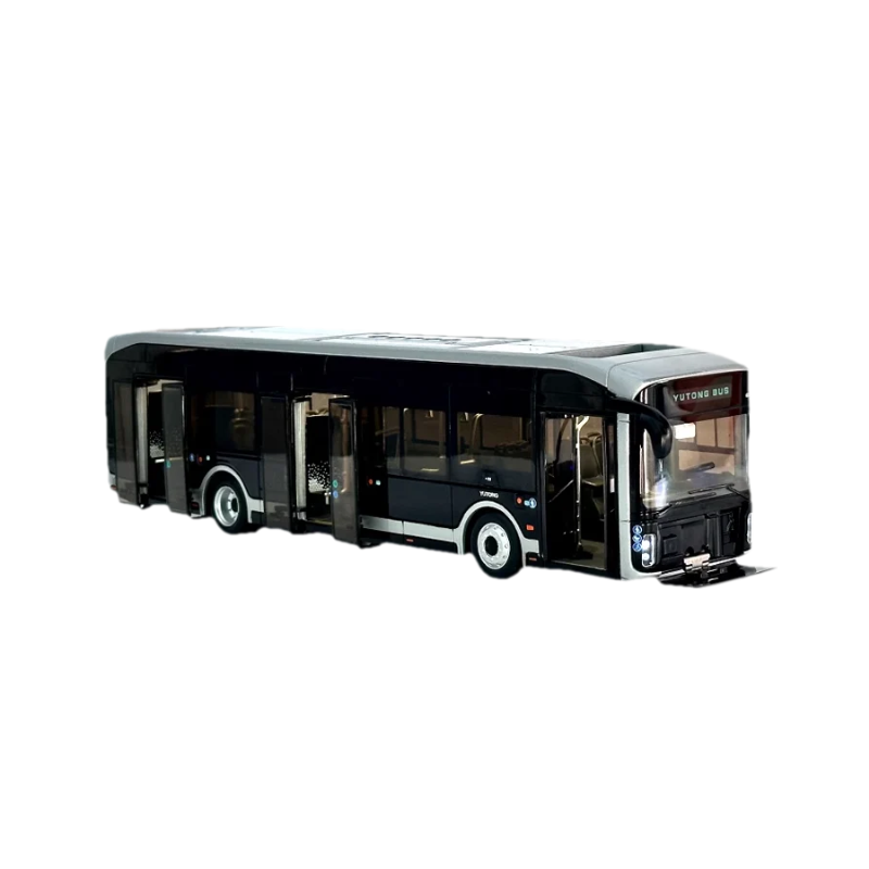 New release 1:42 Yutong U12 Diecast city bus model  overseas version black kinggang black pure electric bus alloy model New release 1:42 Yutong U12 Diecast city bus model  overseas version black kinggang black pure electric bus alloy model