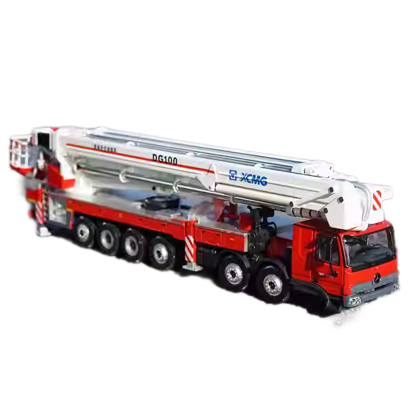1:50 Mercedes-Benz XCMG DG100 Aerial Platform Fire Truck Model – Precision Diecast Collectible 1:50 Mercedes-Benz XCMG DG100 Aerial Platform Fire Truck Model – Precision Diecast Collectible