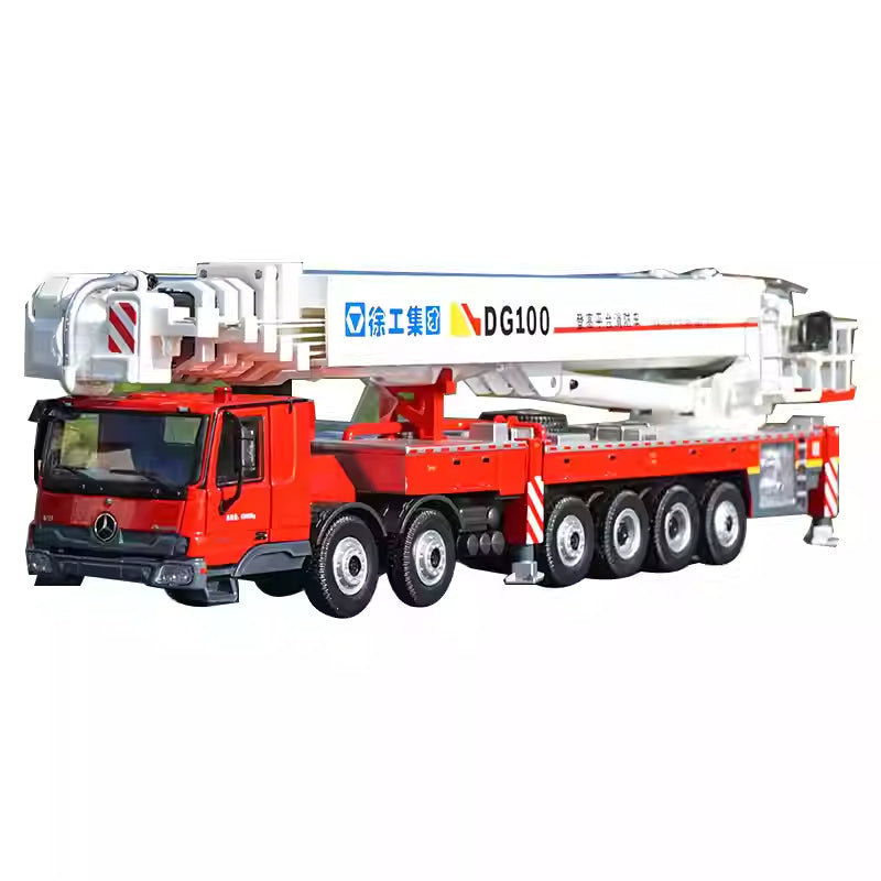 1:50 Mercedes-Benz XCMG DG100 Aerial Platform Fire Truck Model – Precision Diecast Collectible 1:50 Mercedes-Benz XCMG DG100 Aerial Platform Fire Truck Model – Precision Diecast Collectible