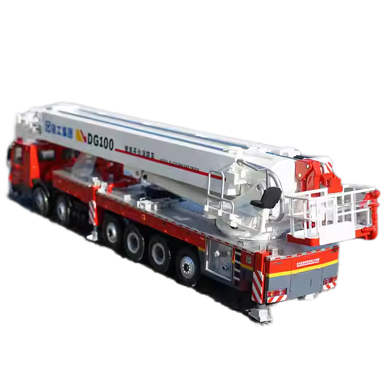 1:50 Mercedes-Benz XCMG DG100 Aerial Platform Fire Truck Model – Precision Diecast Collectible 1:50 Mercedes-Benz XCMG DG100 Aerial Platform Fire Truck Model – Precision Diecast Collectible