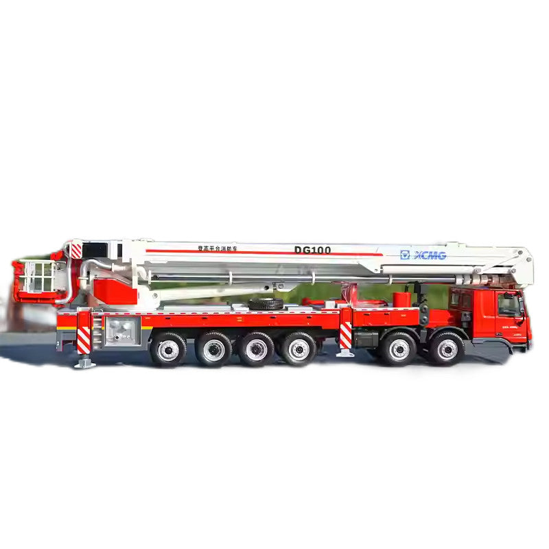 1:50 Mercedes-Benz XCMG DG100 Aerial Platform Fire Truck Model – Precision Diecast Collectible 1:50 Mercedes-Benz XCMG DG100 Aerial Platform Fire Truck Model – Precision Diecast Collectible