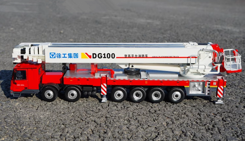 1:50 Mercedes-Benz XCMG DG100 Aerial Platform Fire Truck Model – Precision Diecast Collectible 1:50 Mercedes-Benz XCMG DG100 Aerial Platform Fire Truck Model – Precision Diecast Collectible