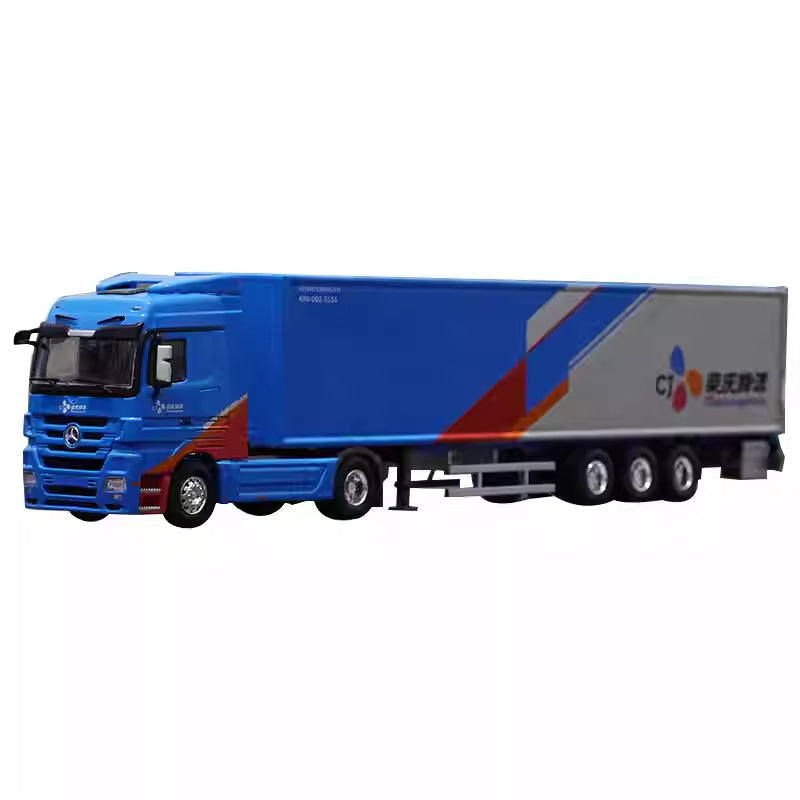 High-Fidelity 1:50 Scale Mercedes-Benz Alloy Container Truck Model for collection, gift, display High-Fidelity 1:50 Scale Mercedes-Benz Alloy Container Truck Model for collection, gift, display
