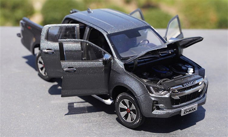 Premium Alloy 1:18 Scale Original ISUZU D-MAX 2023 Version collectible diecast Pickup Truck Model with Opening Doors and Detailed Interior Premium Alloy 1:18 Scale Original ISUZU D-MAX 2023 Version collectible diecast Pickup Truck Model with Opening Doors and Detailed Interior