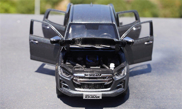 Premium Alloy 1:18 Scale Original ISUZU D-MAX 2023 Version collectible diecast Pickup Truck Model with Opening Doors and Detailed Interior Premium Alloy 1:18 Scale Original ISUZU D-MAX 2023 Version collectible diecast Pickup Truck Model with Opening Doors and Detailed Interior