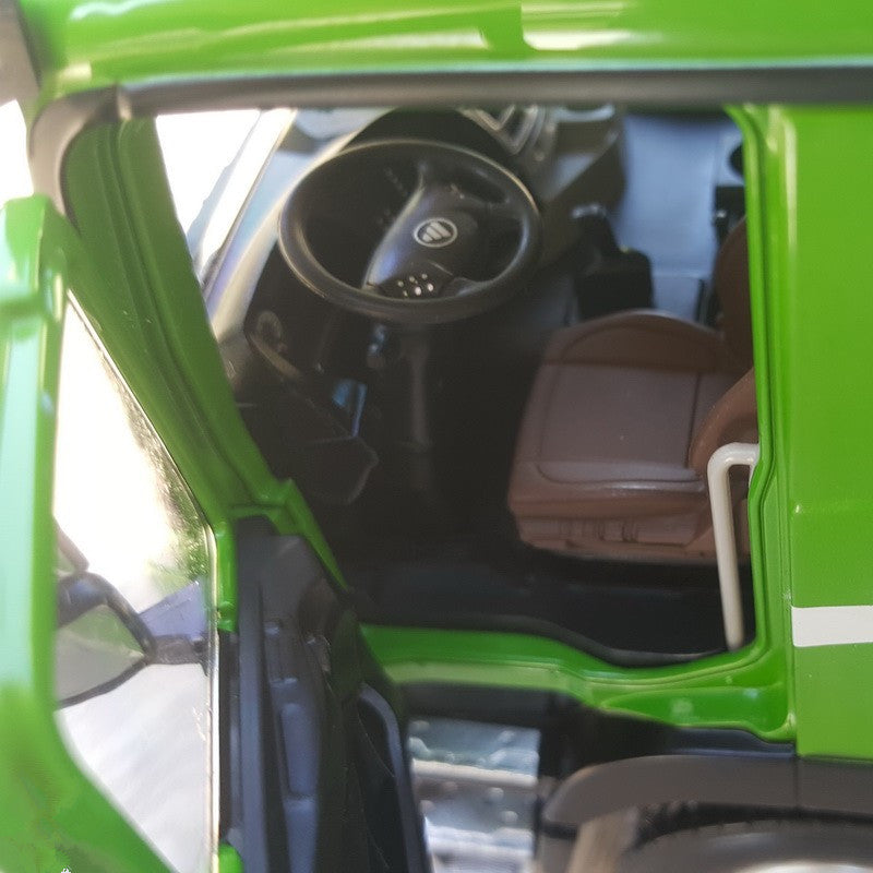 Original factory 1:24 Foton Auman Zhilan New Energy Alloy Dump Truck Model for gifts, collection, display Original factory 1:24 Foton Auman Zhilan New Energy Alloy Dump Truck Model for gifts, collection, display