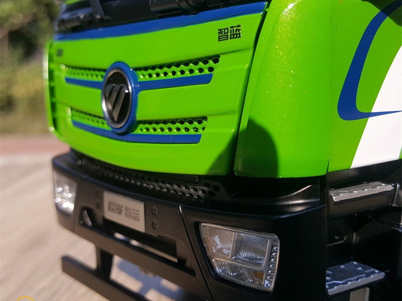 Original factory 1:24 Foton Auman Zhilan New Energy Alloy Dump Truck Model for gifts, collection, display Original factory 1:24 Foton Auman Zhilan New Energy Alloy Dump Truck Model for gifts, collection, display