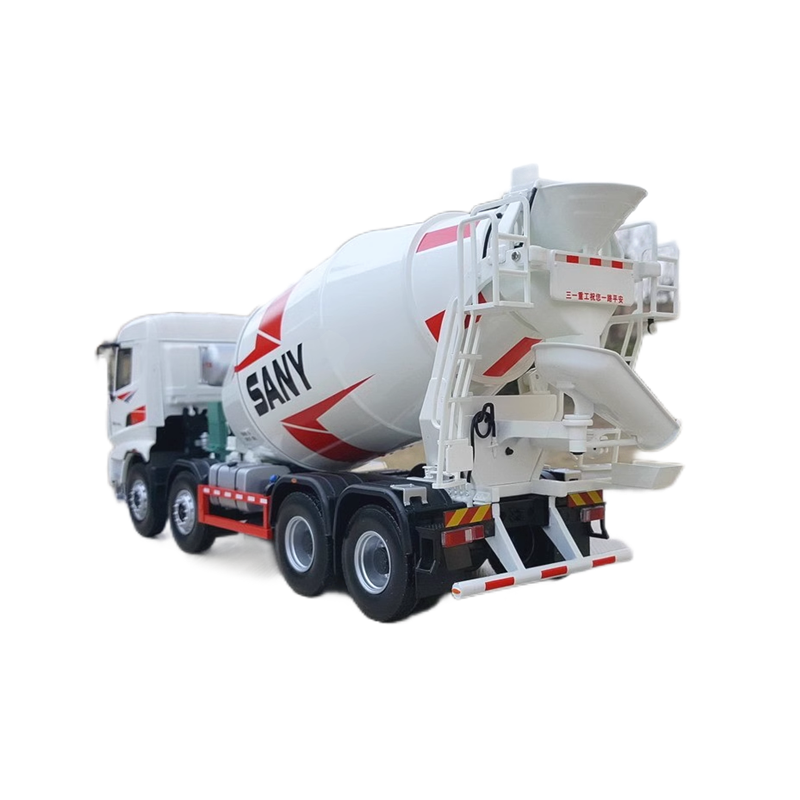 Original factory 1:24 SANY 8*4 alloy concrete mixer truck model diecast Cement tank mixing truck model for gift Original factory 1:24 SANY 8*4 alloy concrete mixer truck model diecast Cement tank mixing truck model for gift
