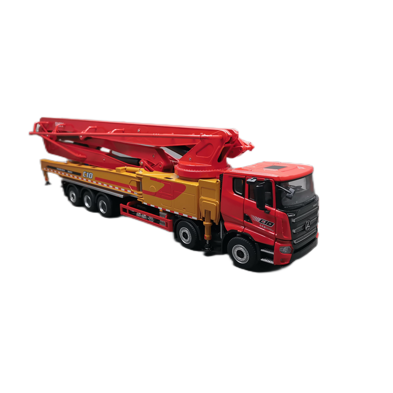 Original factory 1:35 SANY 5 Bridge 670C10 Diecast Pump truck model Alloy Engineering Mounted concrete mixer pump for gift Original factory 1:35 SANY 5 Bridge 670C10 Diecast Pump truck model Alloy Engineering Mounted concrete mixer pump for gift