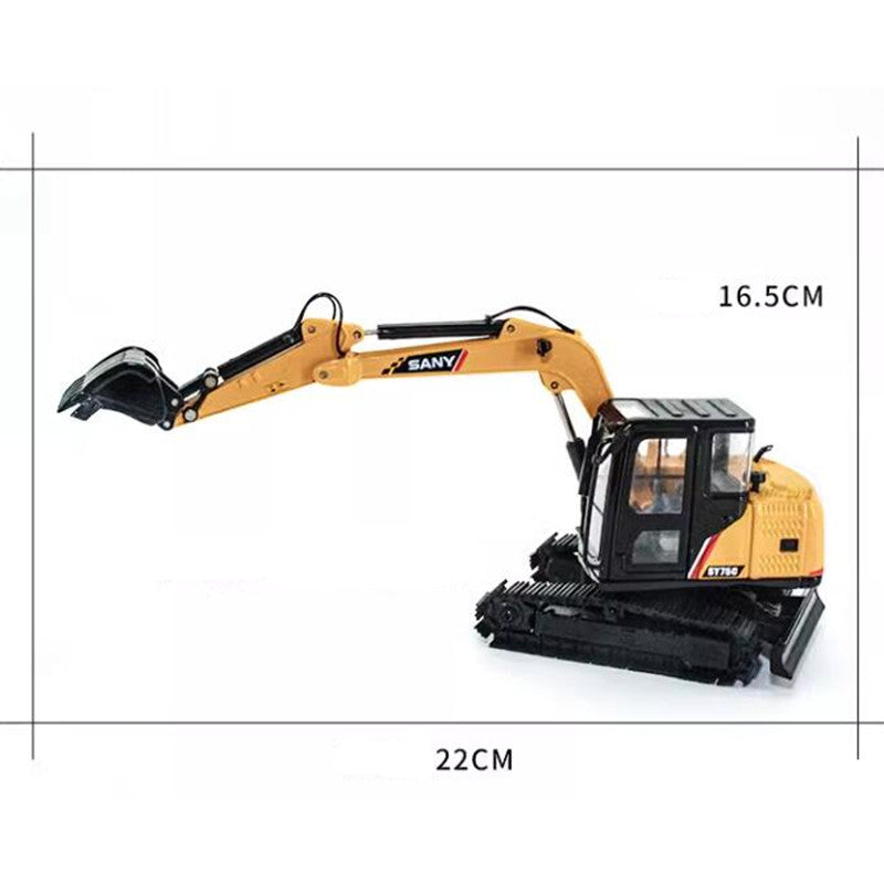 Original authentic 1:35 SANY SY75C-9 diecast excavator models alloy engineering digger model for gift, toy Original authentic 1:35 SANY SY75C-9 diecast excavator models alloy engineering digger model for gift, toy