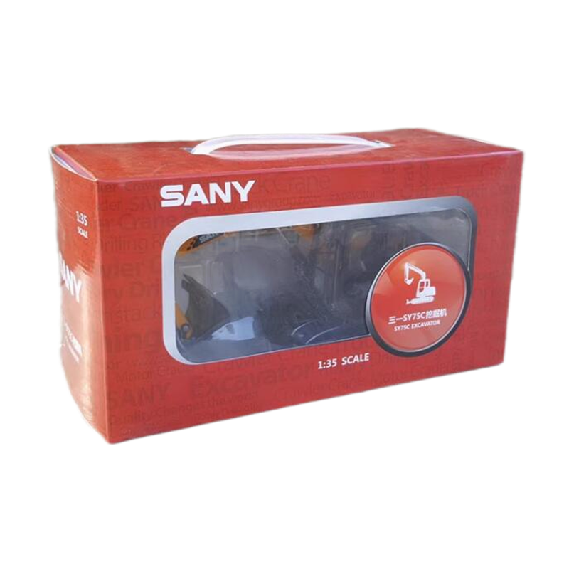 Original authentic 1:35 SANY SY75C-9 diecast excavator models alloy engineering digger model for gift, toy Original authentic 1:35 SANY SY75C-9 diecast excavator models alloy engineering digger model for gift, toy