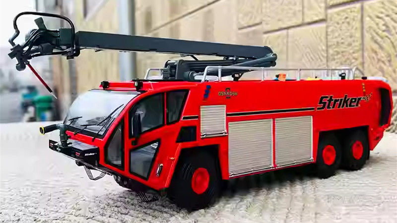 Original factory 1:50 Oshkosh Striker Diecast Fire fighting truck models metal Airfield fire engine truck model for gift Original factory 1:50 Oshkosh Striker Diecast Fire fighting truck models metal Airfield fire engine truck model for gift