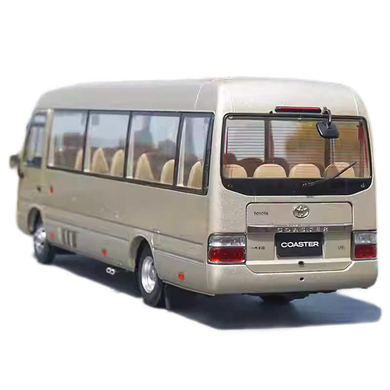 High-Detail 1:24 Toyota Coaster Diecast minibus Model -Collectible alloy microbus Replica with Opening Doors & Functional Steering High-Detail 1:24 Toyota Coaster Diecast minibus Model -Collectible alloy microbus Replica with Opening Doors & Functional Steering