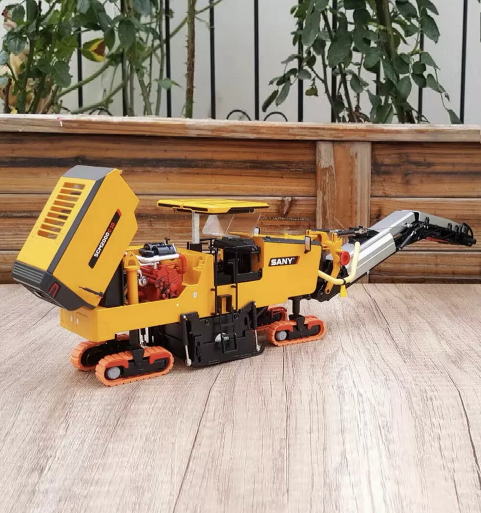 Authentic high fidelity 1:35 SANY SCM2000-C10 Diecast Milling Machine Model alloy Pavement Milling Machine Models for gift Authentic high fidelity 1:35 SANY SCM2000-C10 Diecast Milling Machine Model alloy Pavement Milling Machine Models for gift