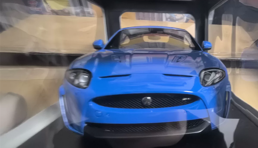 Classic rare Autoart 1/18 Jaguar Xkr-s French Racing diecast car model Classic rare Autoart 1/18 Jaguar Xkr-s French Racing diecast car model