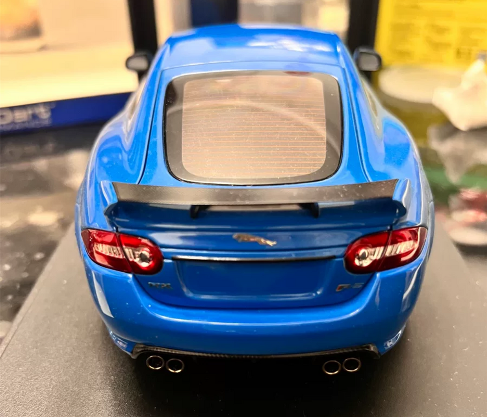 Classic rare Autoart 1/18 Jaguar Xkr-s French Racing diecast car model Classic rare Autoart 1/18 Jaguar Xkr-s French Racing diecast car model